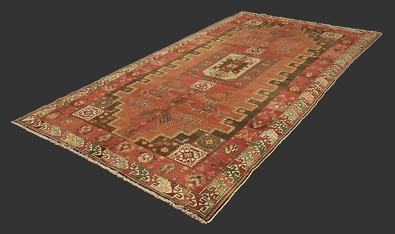 Semi-Antique Caucasian Shirvan Gallery Carpet n°:23220072